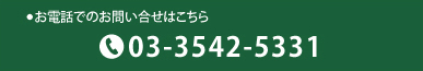 お電話でのお問い合わせTEL0335425331